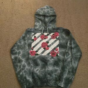 Tie Dye Rose Hoodie